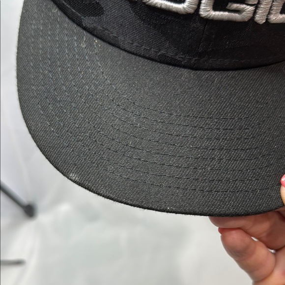 Fluid Logic Black Camo Racing Cap with Orange & Silver Logo, NEW! - Picture 10 of 16